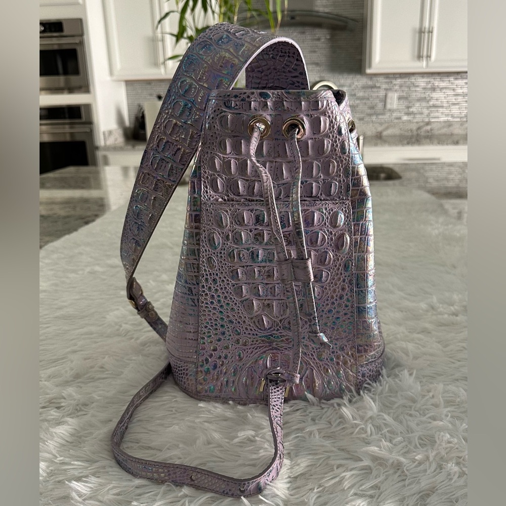BRAHMIN Allie Violet Wonderland Sling Bag Rare‎ HTF